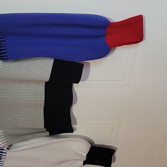 young fabulous & broke Mock Neck Balloon Sleeves Multicolour Sweater US … - Picture 3 of 13